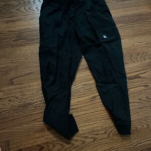 Butter soft scrub pants, black , joggers